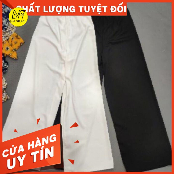 Quần Bà Ba Lụa Bà Ba Xuất Khấu Mềm Mịn, 2 màu đen và trắng, Dày Dặn Mượt Suông, Mặc Vô Cùng Thoải Mái, Duyên Dáng