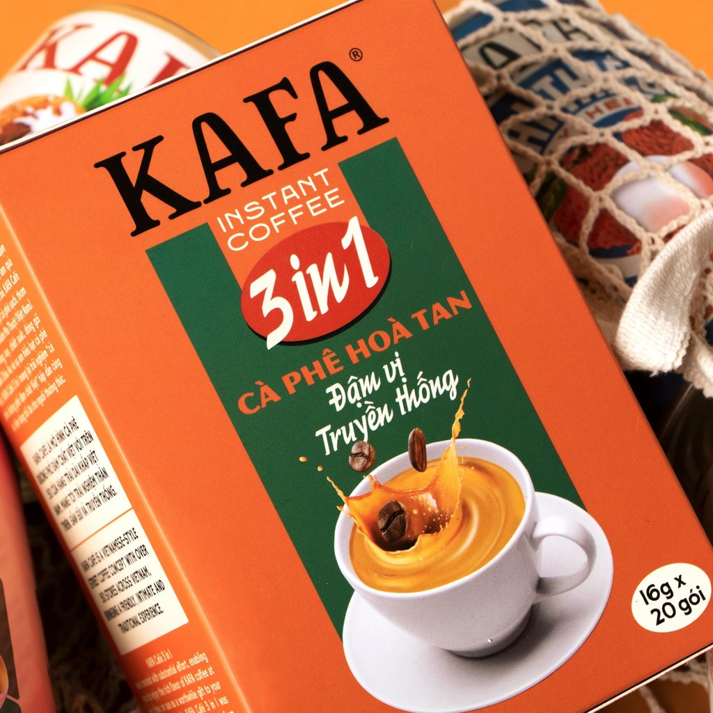 Cà phê hòa tan 3 in 1 KAFA - Hộp 20 gói (320g) | BigBuy360 - bigbuy360.vn