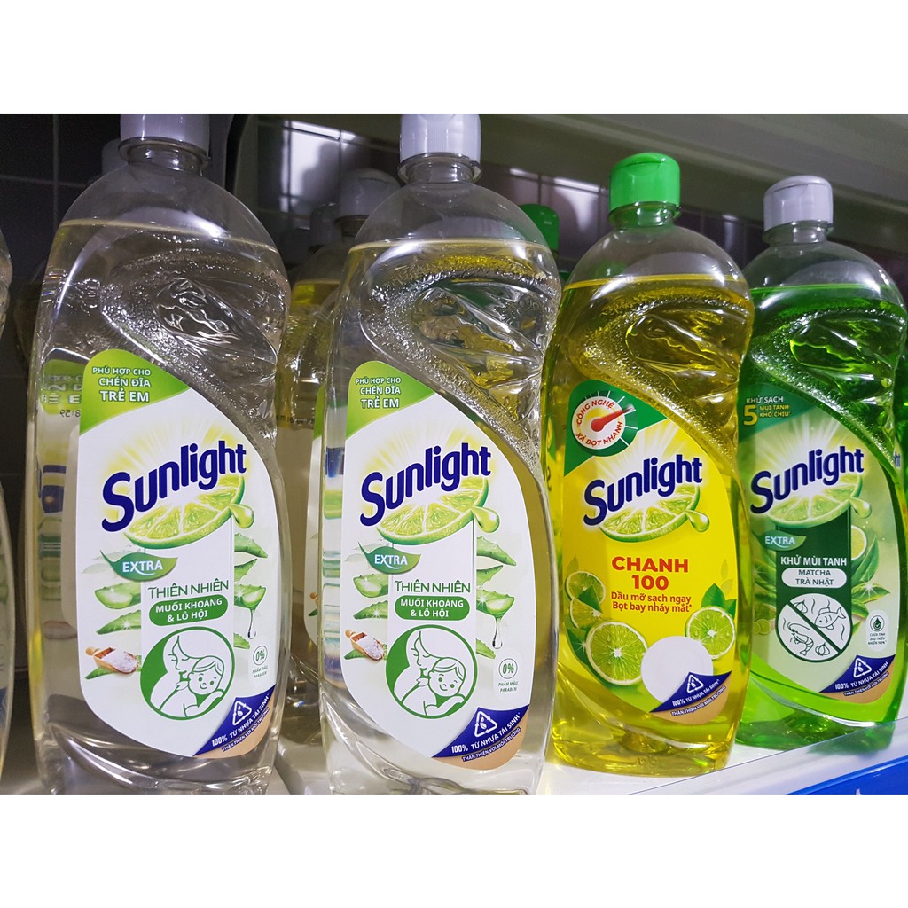 (CHAI 750ML ) NƯỚC RỬA CHÉN SUNLIGHT CÁC LOẠI 750ML