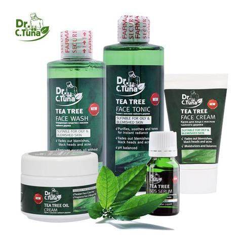 Nước Hoa Hồng Farmasi Dành Cho Da Mụn Và Da Dầu 225ml Tea Tree Series Face Tonic