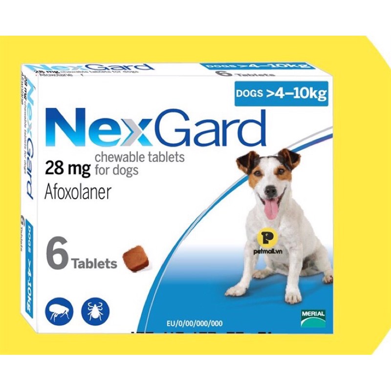 Nexgard cho chó 4-10kg