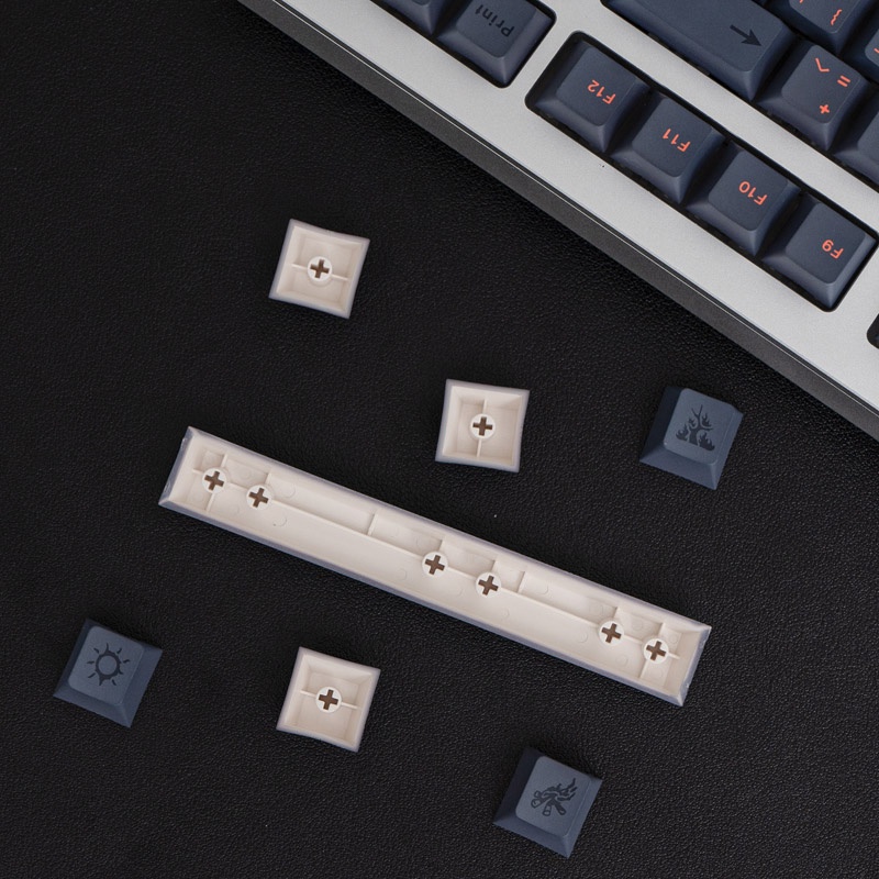 Bàn Phím Cơ Gmk 130 Phím PBT In Chữ Tiếng Anh Cá Tính