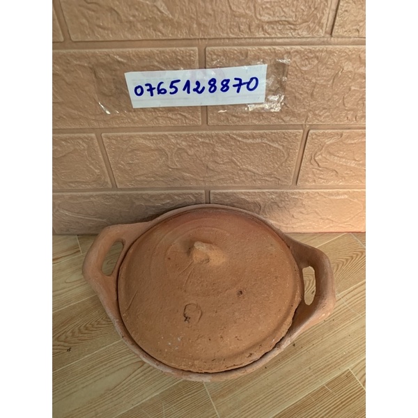 Nồi đất miền tây có nấp 18 cm