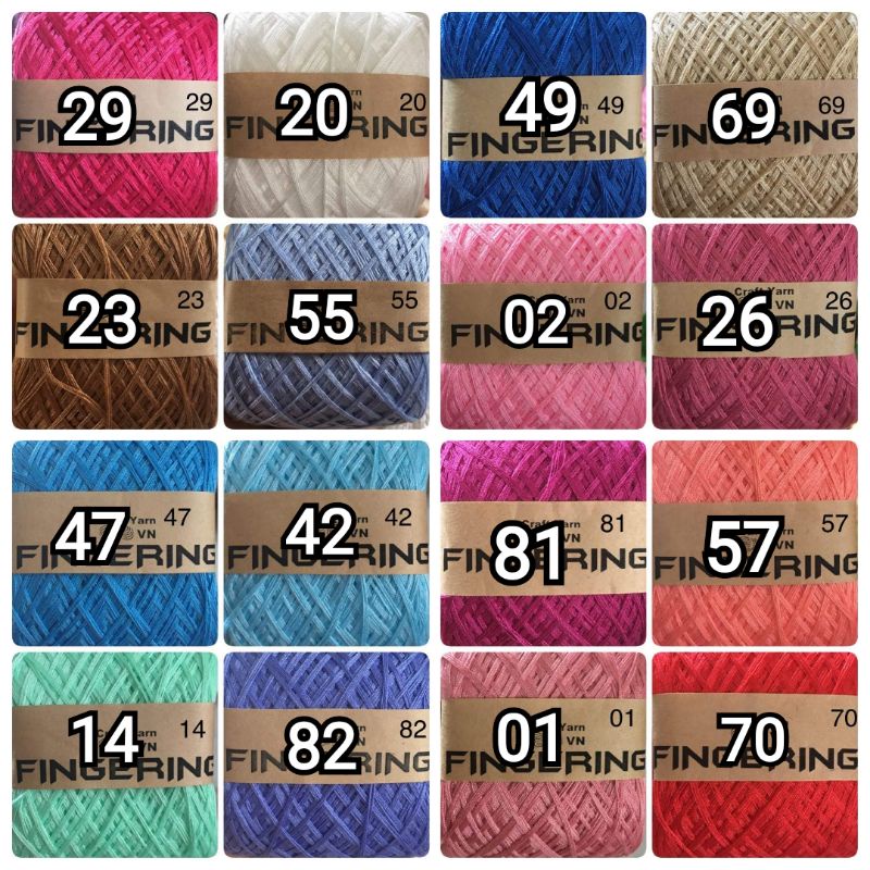 Sợi cotton Fingering