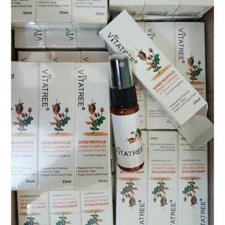 Chai Xịt Keo Ong Vitatree Super Propolis with Manuka Honey