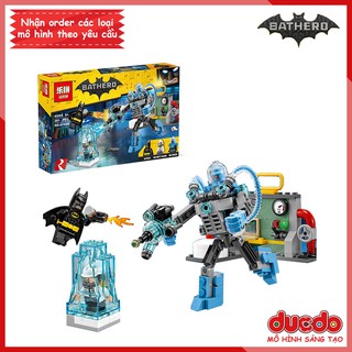 LPIN 07049 Lắp ghép The Batman Movie đại chiến Mr. Freeze - Đồ chơi Xếp hình 70901 Mô hình