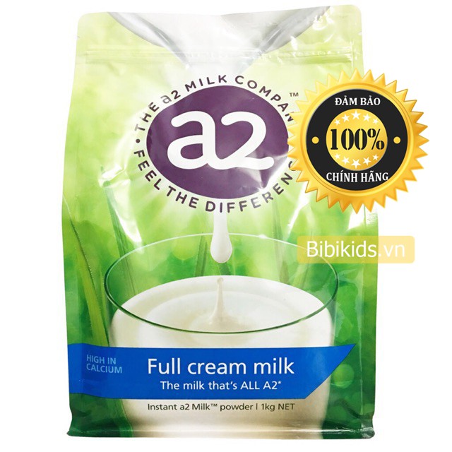 Date 8/2023 Sữa A2 nguyên kem, tách kem của Úc