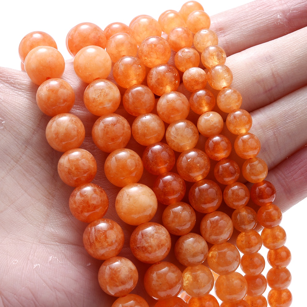 DIY Imitation Golden Color Loose Beads For Making Bracelet 15"