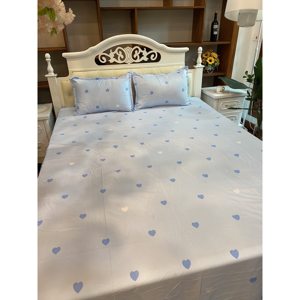 Bộ Ga Gối 3 Món Cotton Tencel nhập khẩu,có chọn mẫu,đủ kích thước