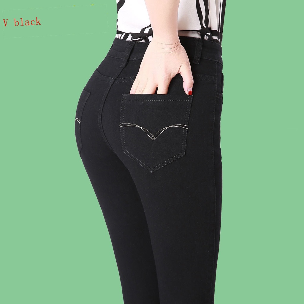 Quần Jean Nữ Lưng Cao Kiểu Dáng Mới