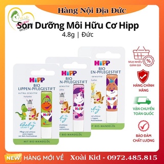 Hàng nội địa Đức đủ bill Son dưỡng môi trẻ em HiPP của Đức