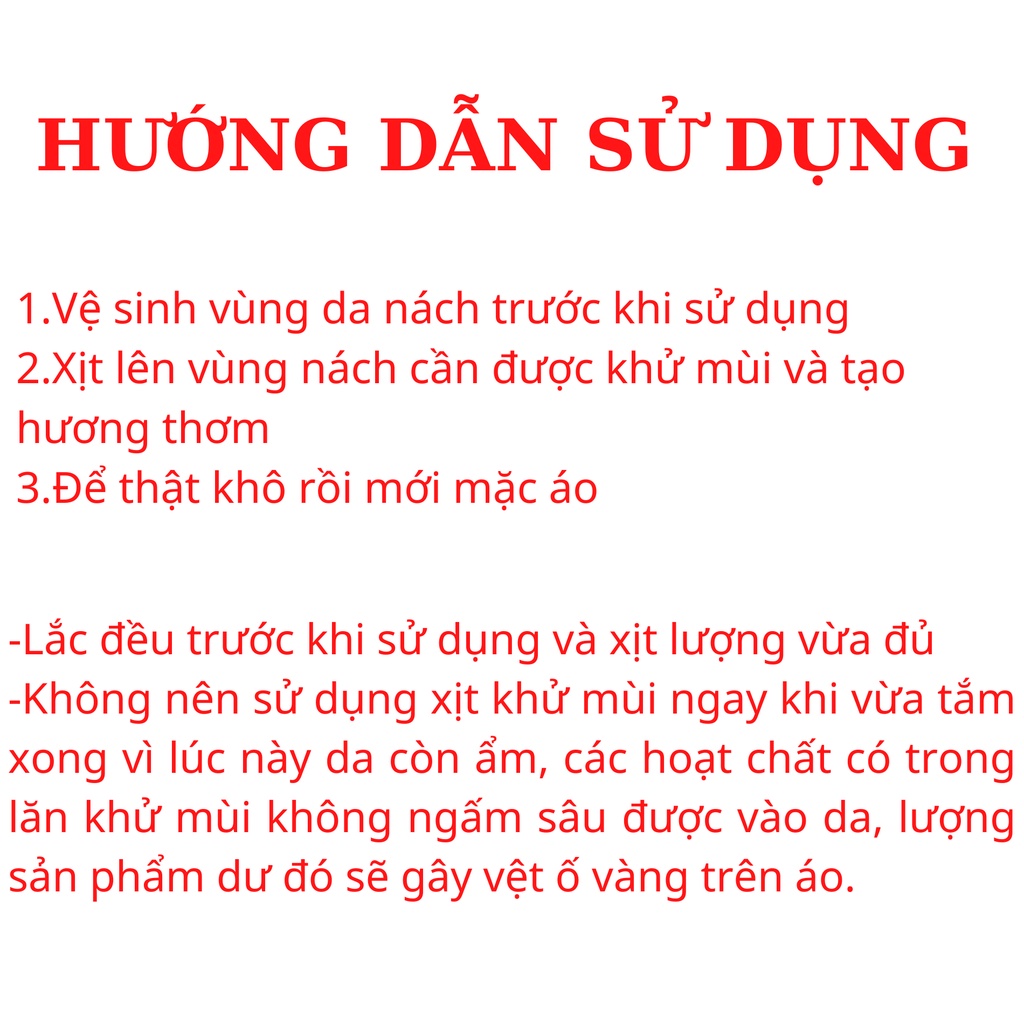 Deora Clear Quyên Lara Xịt Khử Mùi Hôi Nách Hương Nước Hoa, Ngăn Mồ Hôi Không Gây Ố Vàng Áo 50ml