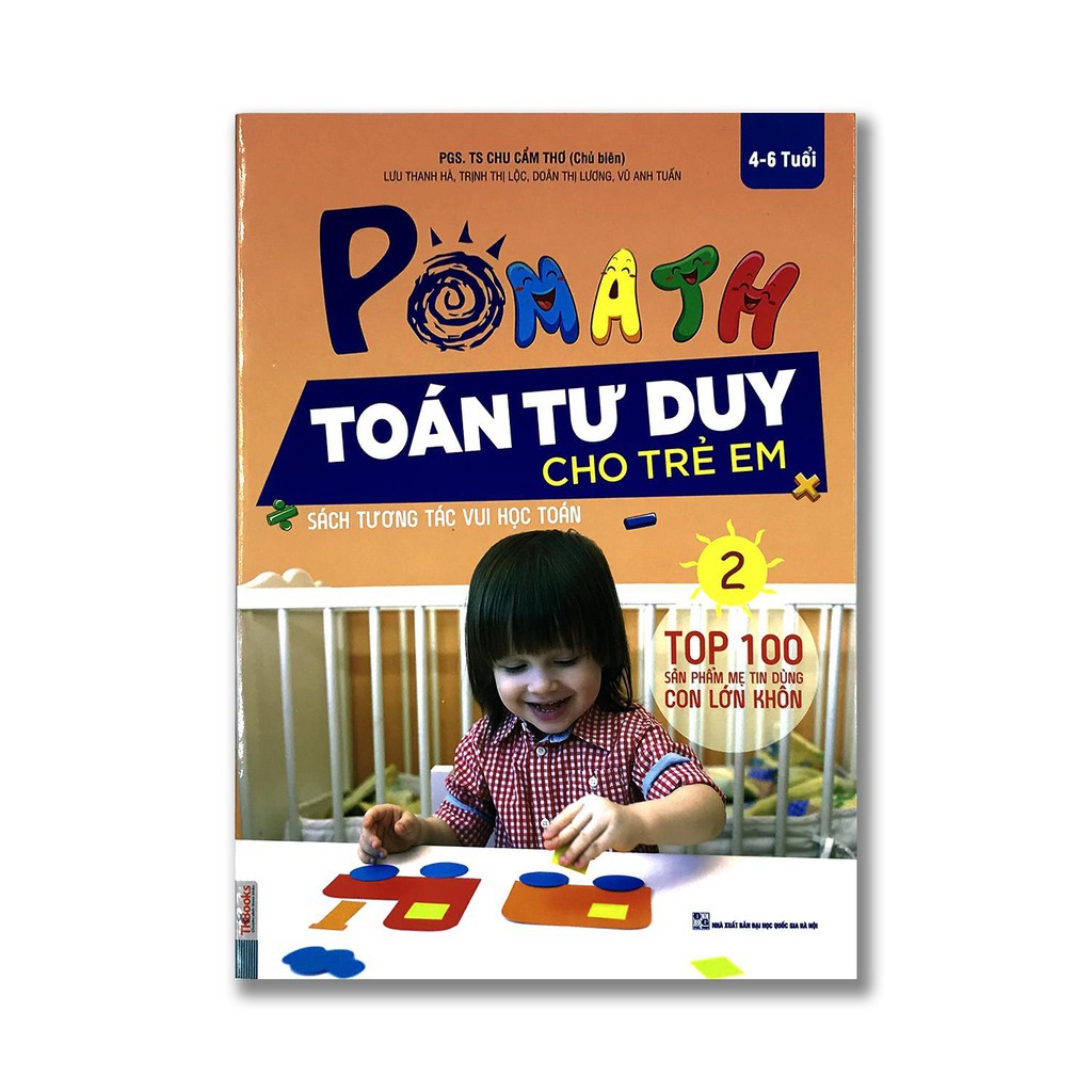 Sách Pomath - Toán tư duy cho trẻ em (Bộ 6 cuốn lẻ tùy chọn)