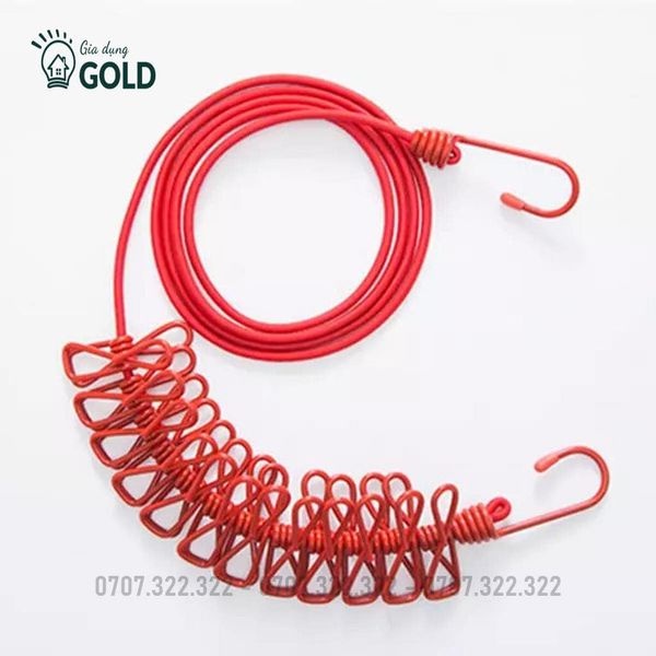 DÂY PHƠI QUẦN ÁO CÓ KẸP SẮT THÔNG MINH SIÊU TIỆN LỢI