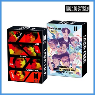 Hộp 30 ảnh lomo card nhóm nhạc bts 2021