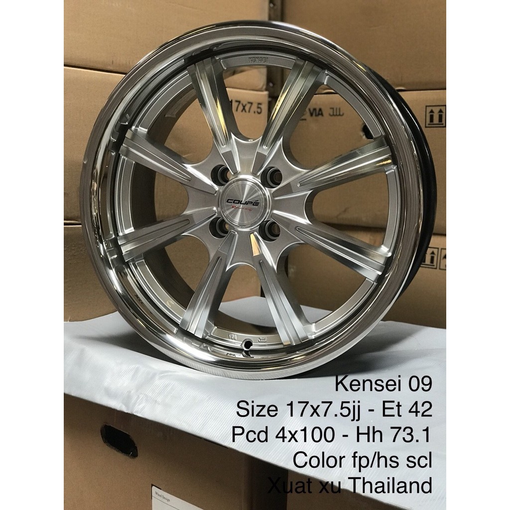 La zang mâm vành đúc ô tô 17inch 4 lỗ độ Chuẩn Accent , Rio ,....vvv
