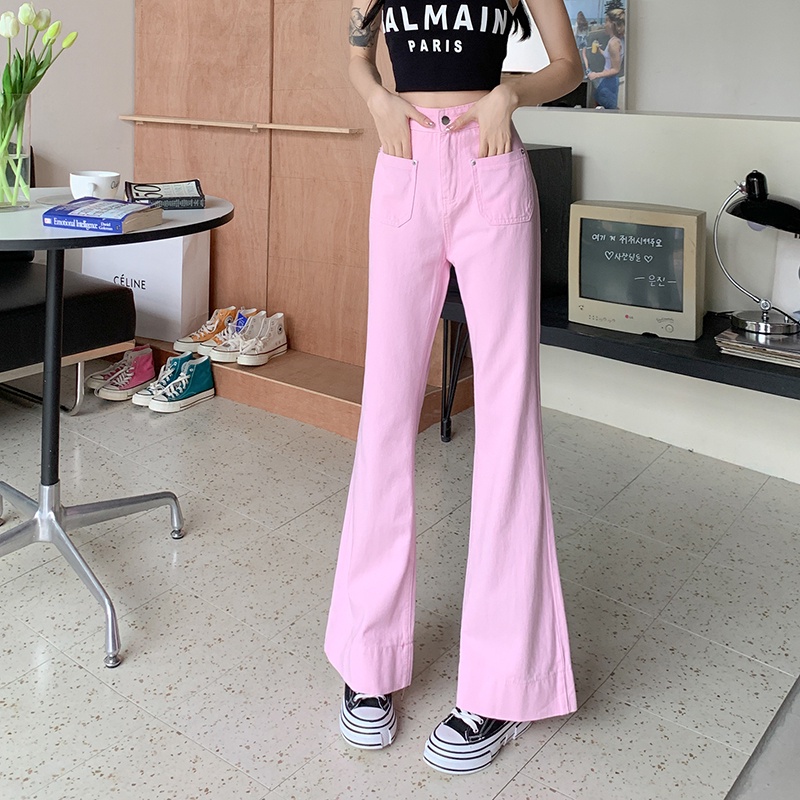 Quần jean dài SUXI ống loe thời trang cho nữ