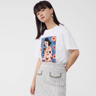 Áo thun trắng cô gái Jessyline
