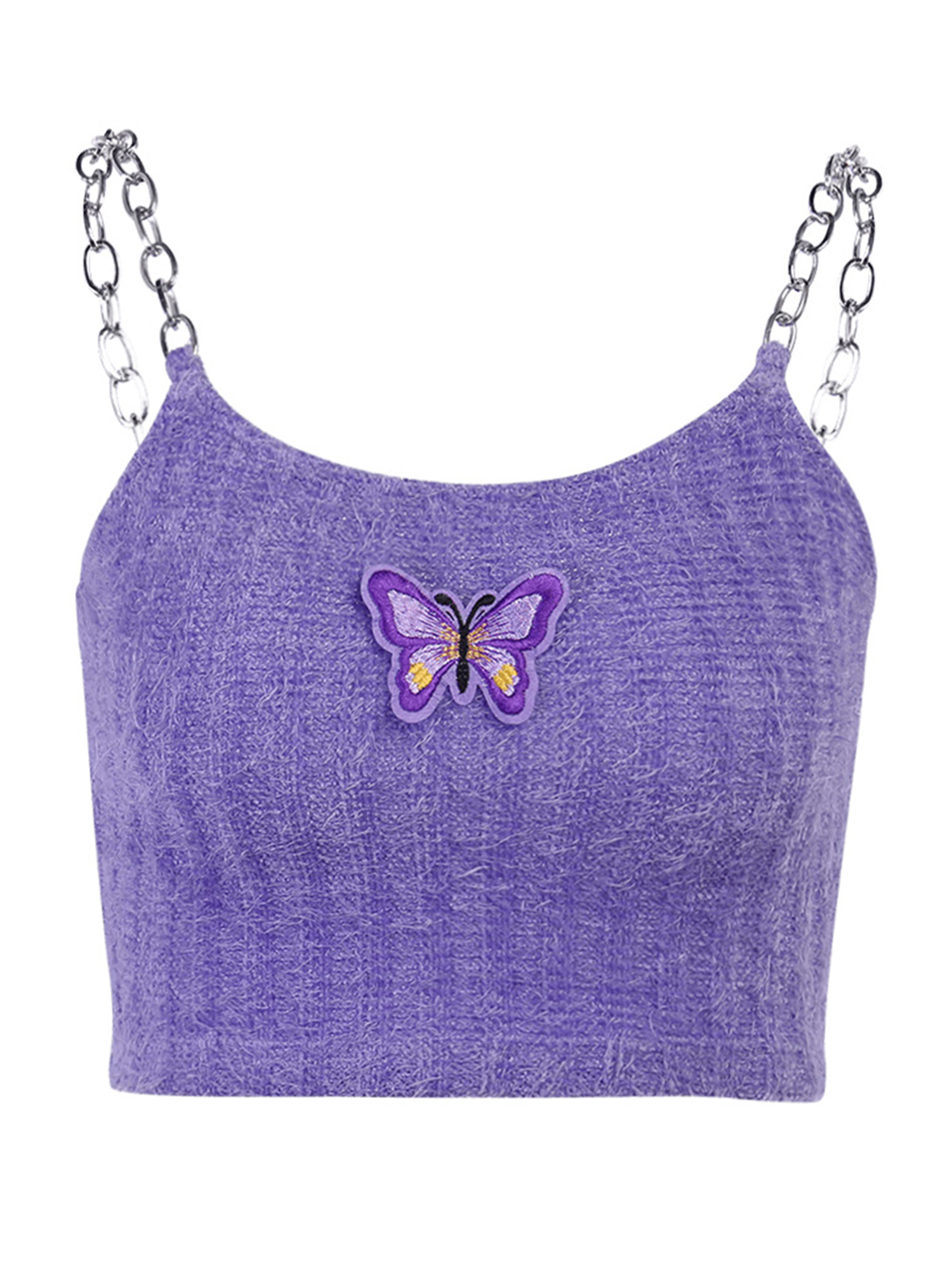 Áo Croptop Dệt Kim Không Tay Cho Nữ | BigBuy360 - bigbuy360.vn