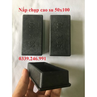 10 chiếc KT: 50x100 bịt trong chân bàn ghế, nút nhựa chống xước, hộp sắt, thép, inox
