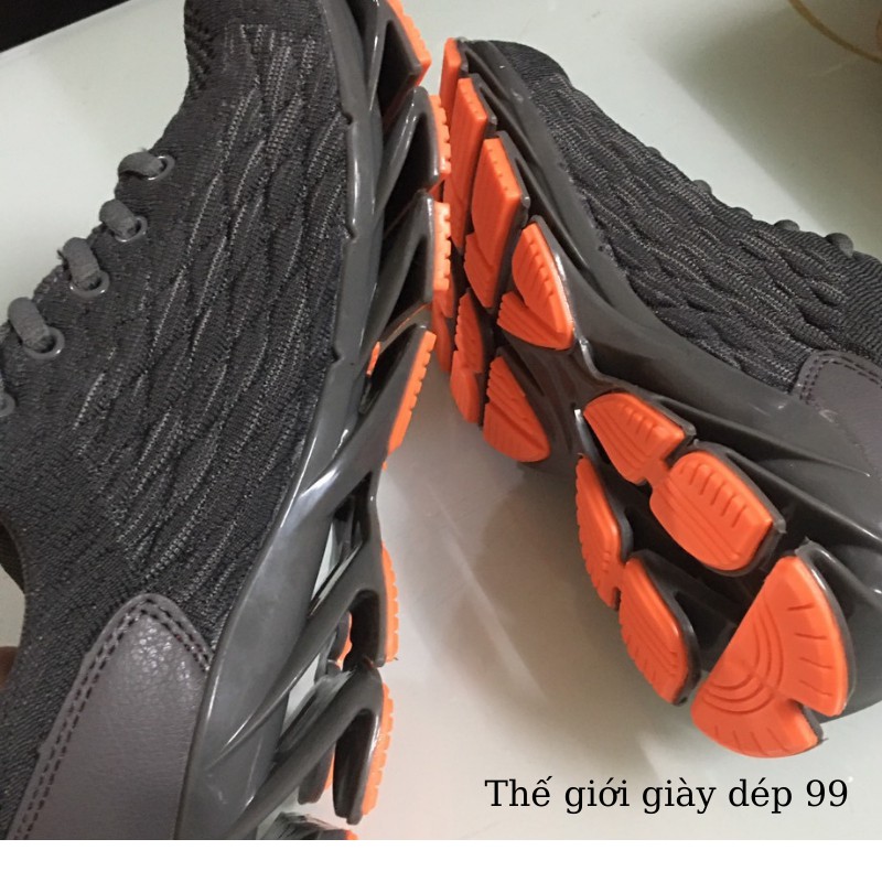 Giày nam sneaker - Giày thể thao nam tăng chiều cao hàng  siêu nhẹ 3 màu Đen, xám &amp; Đỏ dùng chạy bộ, đi làm mẫu hot 2021