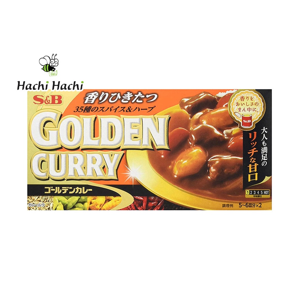 Viên cà ri Golden Curry vị mặn ngọt 198g 8 viên - Hachi Hachi Japan Shop