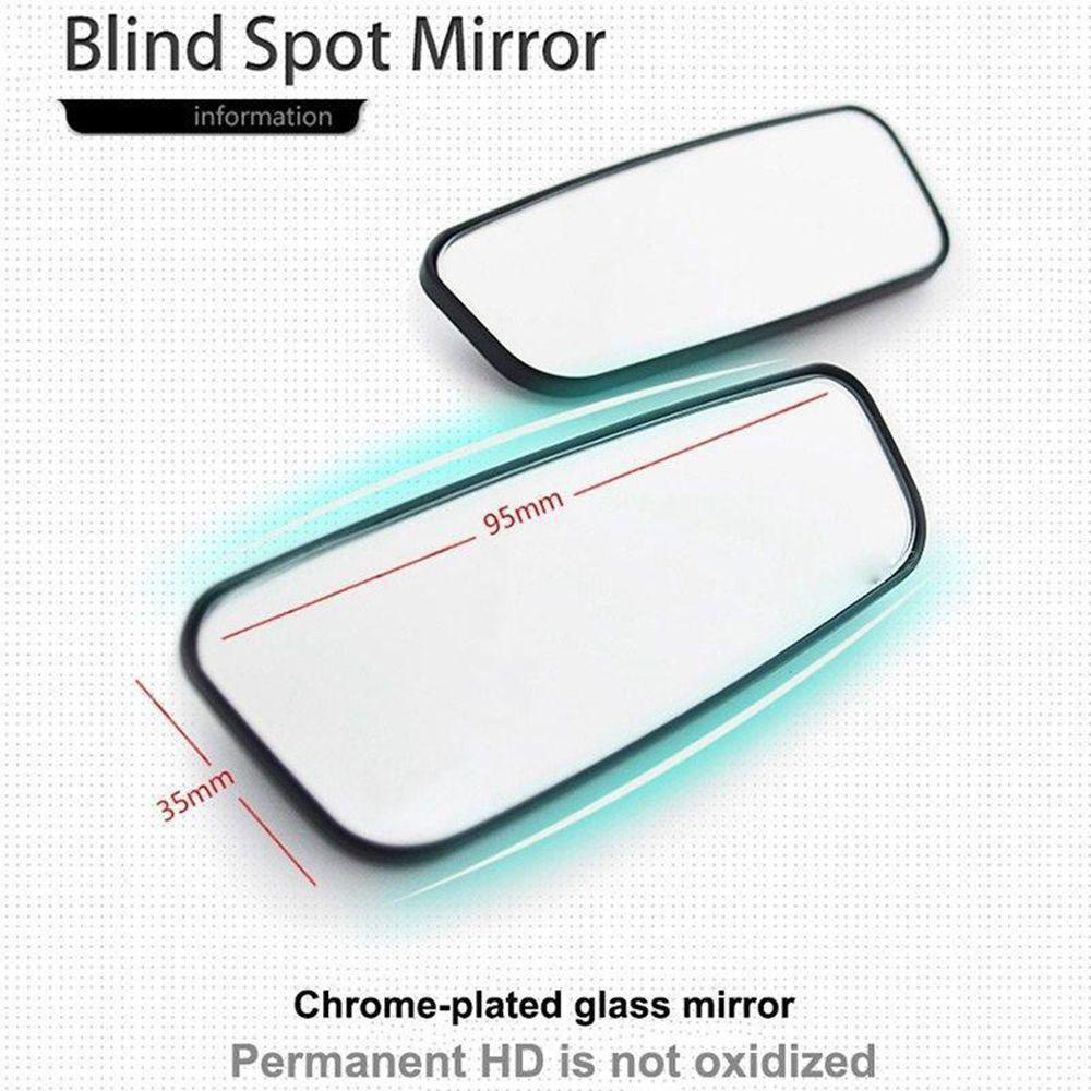 Bộ 2 Gương Cầu Lồi Xoay 360 Độ° Gương Chiếu Hậu Góc Rộng Chuyên Dụng Cho Xe Hơi