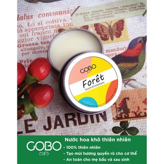 Nước hoa khô gobo scent of emotions - hương trầm forêt - date 10/2021