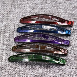 Set 2 kẹp tóc giọt nước nhiều màu(loại 6,5cm)