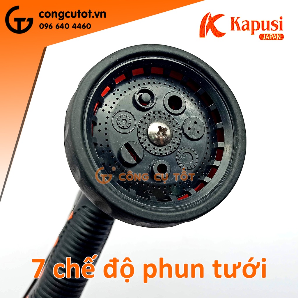 Vòi tưới cây đa chức năng 7 chế độ Kapusi K-8816
