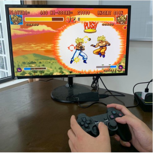 Máy Chơi Game Retro Arcade 4k Trên Tivi - Tặng Kèm 2 Tay Cầm Chơi Game Không Dây 2.4 - Với Hơn 3500 Trò Chơi Cho Trẻ Em