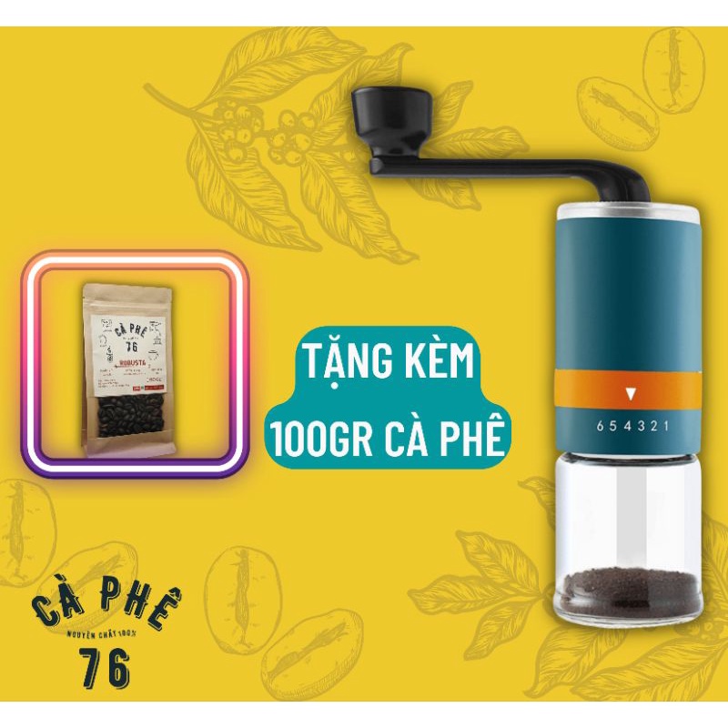 Máy Xay Cà phê Cầm Tay Cà phê nguyên chất dành cho gia đình tiện lợi