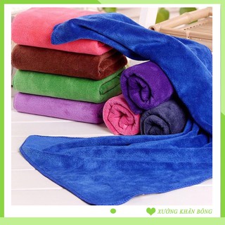 Khăn gội đầu spa xuất khẩu kích thước 35x75 cm