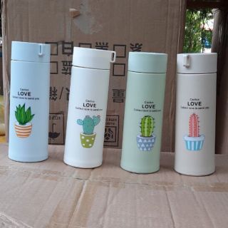 Bình Nước Thủy Tinh Phong Cách Hàn Quốc 450ml