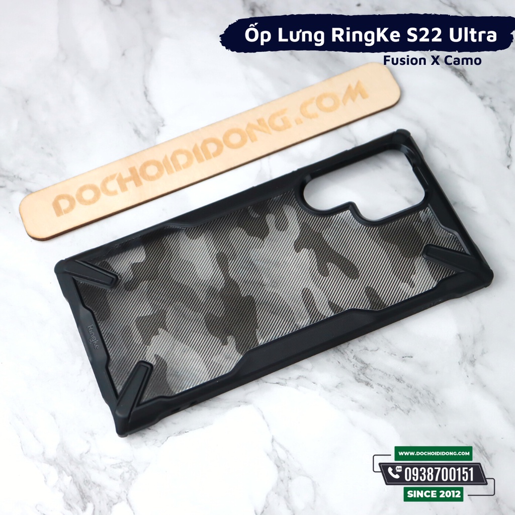 Ốp Lưng Samsung S22 Ultra Ringke Fusion X Chống Sốc