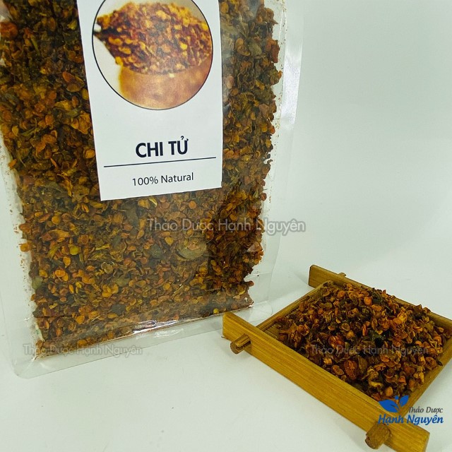 Chi tử khô, sạch, đẹp 500g ( Hạt chi tử, dành dành, gia vị tạo màu tự nhiên) - Thảo Dược Hạnh Nguyên