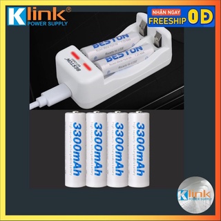 💝 SIÊU SALE - ĐƯỢC TẶNG SẠC PIN BESTON KHI MUA HỘP 04 PIN SẠC AA 3300 Mah BESTON 💝