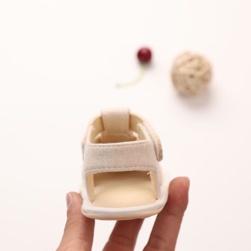 Giày Vải Cotton Đế Mềm Chống Trượt Thời Trang Mùa Hè Dành Cho Bé Sơ Sinh