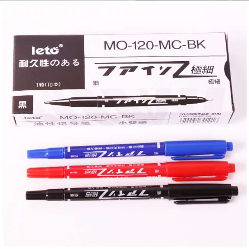 1 Bút Lông Dầu Hai Đầu Ngòi 0.5mm - 1mm
