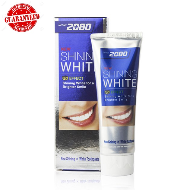 Kem Đánh Răng Làm Trắng Răng Dental Clinic 2080 Shining White 3D Effect 100g