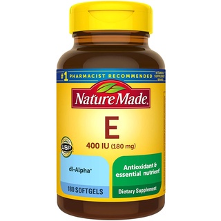 Viên uống làm đẹp da Vitamin E Nature Made 400IU của Mỹ