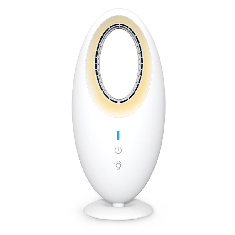 Quạt Làm Mát Không Cánh Gắn Đèn LED 3 Tốc Độ Tiện Dụng