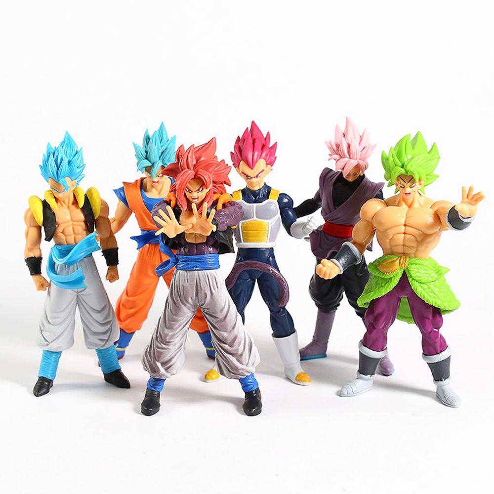 Bộ 6 Mô Hình Nhân Vật Hoạt Hình Dragon Ball Monkey King Goku REBUY1