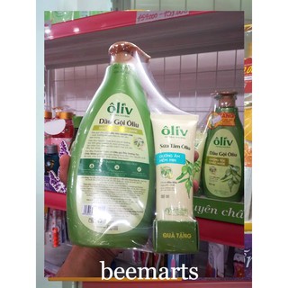 DẦU TẮM OLIV VIRGIN OLIVE OIL 650ML ( TẶNG BỘ DẦU TẮM VÀ DẦU GỌI 100ML )