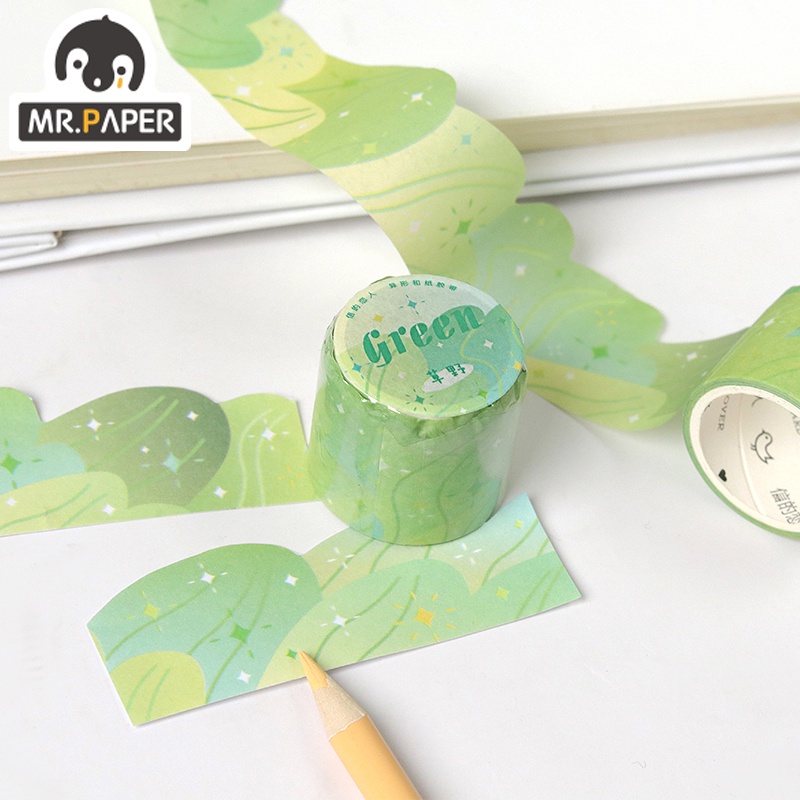Ông. Cuộn Băng Keo Giấy Washi Đa Năng Trang Trí Sổ Tay DIY