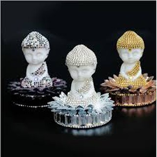 Nước hoa Tượng phật đính đá trên ô tô
