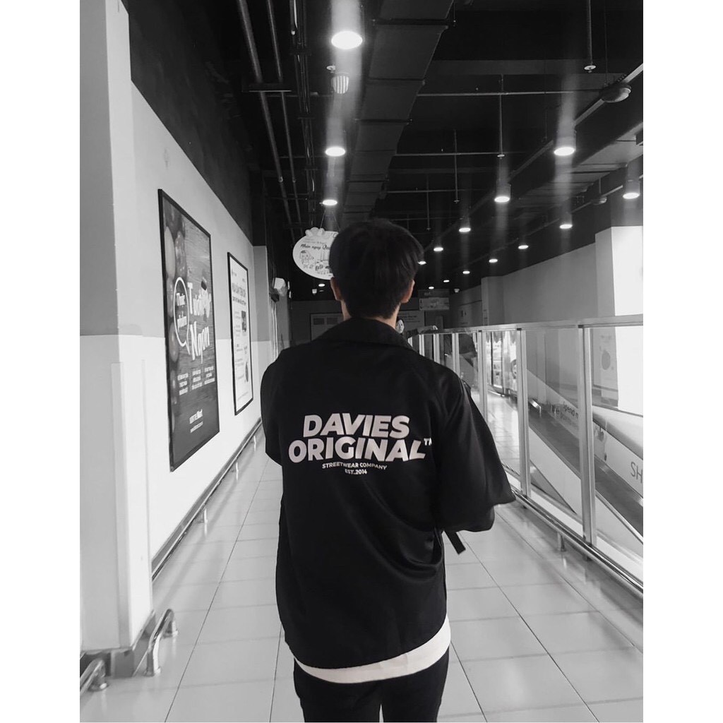 Áo khoác DAVIES ORIGINAL chất dù 2 lớp phản quang form rộng unisex DSW Jacket Original Reflective | BigBuy360 - bigbuy360.vn