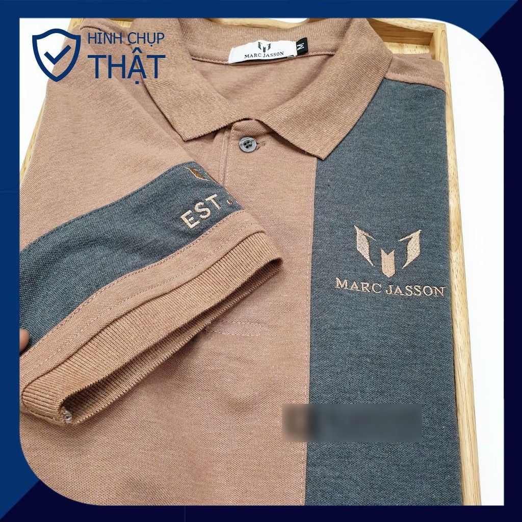 Áo polo nam MARC1982 4M vải cotton cá sấu - Phối màu trẻ trung, năng động THE BASIC STORE | BigBuy360 - bigbuy360.vn