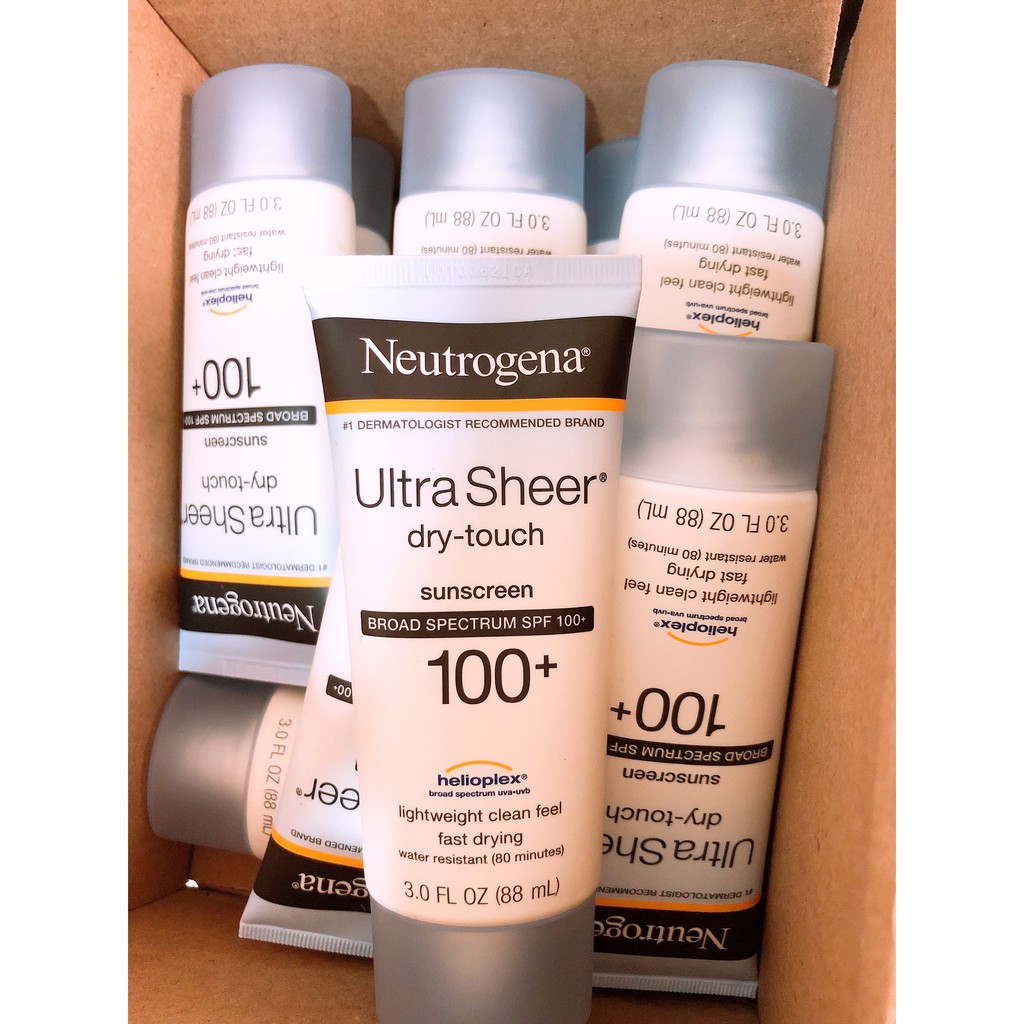 Kem chống nắng Neutrogena ULTRA Sheer Dry Touch 88ml SPF 100 (Chính Hãng)