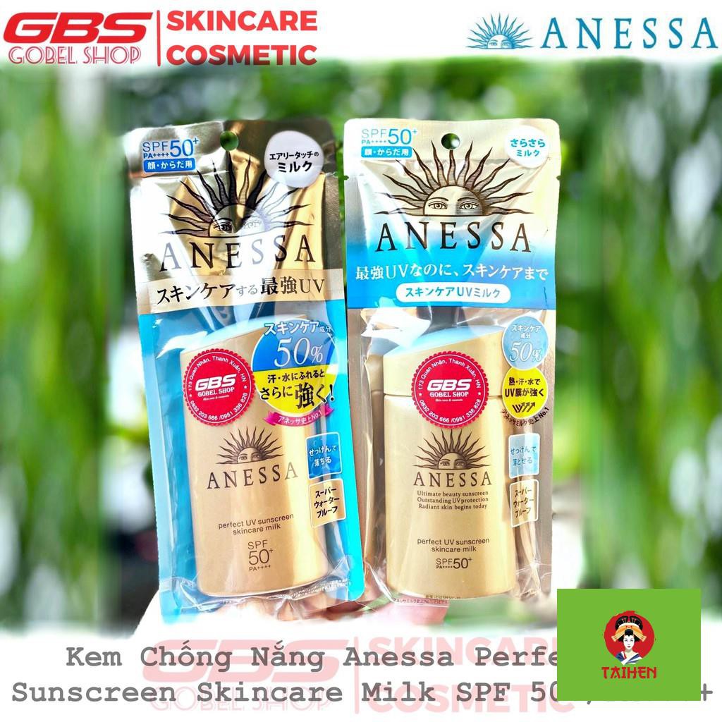 ( Mẫu Mới 2020 ) Kem Chống Nắng Anessa Perfect UV Sunscreen Skincare Milk SPF 50+/PA++++